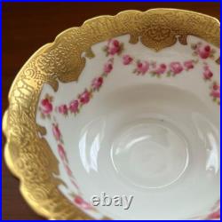Royal Doulton Rose Garland Gold Cup Saucer Royal Doulton Rose Garland Gold Cup Saucer