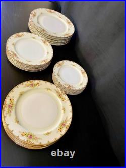 Royal Embassy China Lincoln Lot Gold Near Complete Set VTG