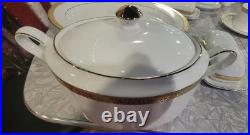 Royal Gallery Gold Buffet Service for 12 1991 New