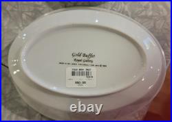 Royal Gallery Gold Buffet Service for 12 1991 New