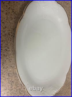 Royal Kent Porcelain China Set of 8 Rose Gold