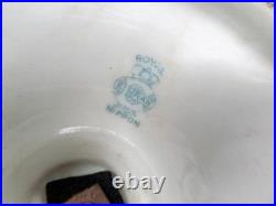 Royal Kinran Nippon cabbage rose mums vase Pitcher Urn thick gold