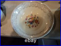 Royal Rose Glory China 22K Gold Service for 12 Plus more