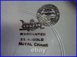 Royal Rose Glory China 22K Gold Service for 12 Plus more