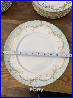 Royal Tettau Duchess Blue Green 39 Pc China Set Germany 1794 8 Place Settings Royal Tettau Duchess Blue Green 39 Pc China Set Germany 1794 8 Place Settings
