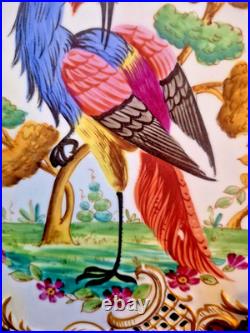 Royal Vienna Austria 9.75 Dinner Plate Gold Encrusted Exotic Bird Ovington Bros