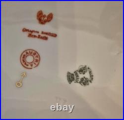 Royal Vienna Austria 9.75 Dinner Plate Gold Encrusted Exotic Bird Ovington Bros