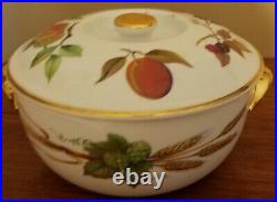 Royal Worcester Fine Porcelain Evesham Gold Trim China-4 piece set