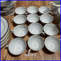 Royalton China Co Translucent Porcelain Golden Elegance Vintage Place Setting