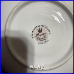 Royalton China Co Translucent Porcelain Golden Elegance Vintage Place Setting