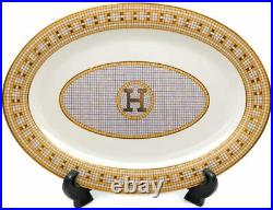 Royalty Porcelain 44-pc Dinner Set, Mosaic, 24K Gold Plated Bone China Porcelain