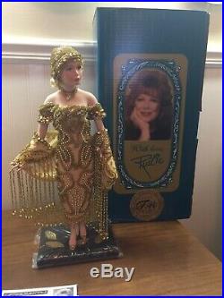 Rustie all porcelain doll Zoey Flapper style enriched in gold beading-roaring20s