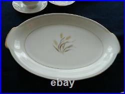 Sango China Japan Harvest Gold Set for (8) With 4 Serving Pieces Tote