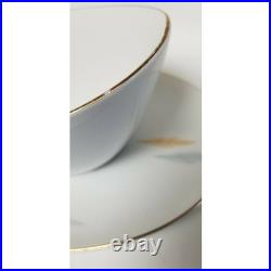 Seltmann Weiden Bavaria Monika Vintage Gold Rims Rare 64 PC Dinnerware China Set