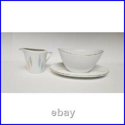 Seltmann Weiden Bavaria Monika Vintage Gold Rims Rare 64 PC Dinnerware China Set