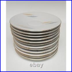 Seltmann Weiden Bavaria Monika Vintage Gold Rims Rare 64 PC Dinnerware China Set