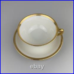 Service for 4 LENOX China Tuxedo Gold Trim 5-pc Place Settings 20 Pcs Tea Cups
