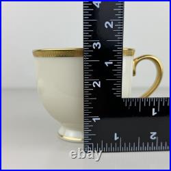 Service for 7 LENOX China Tuxedo Gold Trim 5-pc Place Settings 35 Pcs