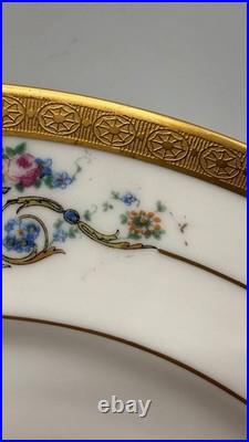 Set 12 Rosenthal Selb Bavaria Pickard China Gold Encrusted Porcelain Plates