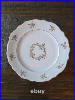 Set 5 Winterling Western Germany Bavaria Porcelain China withGold Floral Plate