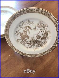 Set (8) SPODE'S GARDEN by Spode China Y7046 Dinner Plate 10