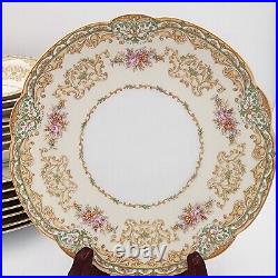 Set Of 12 Discontinued Noritake Shelby Salad Plates and Dessert Bowls EUC