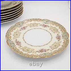 Set Of 12 Discontinued Noritake Shelby Salad Plates and Dessert Bowls EUC