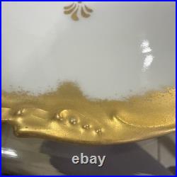 Set Of 12 Limoges JPL / Elite William Lycett Decorated Heavy Gilded Minty 1906