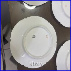 Set Of 12 Limoges JPL / Elite William Lycett Decorated Heavy Gilded Minty 1906