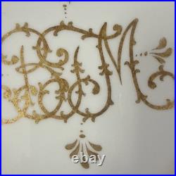 Set Of 12 Limoges JPL / Elite William Lycett Decorated Heavy Gilded Minty 1906