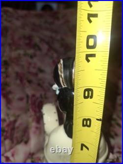 Set Of 3 Vintage Chinese Porcelain Lady Figurine Goddess Gilded Details, 9