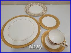 Set Of 4 Noritake Summit Gold China 5 Piece Place Settings New Unboxed