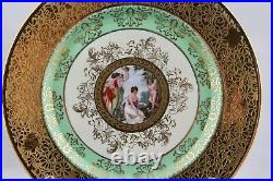Set Of 6 Le Mieux China Hand Decorated 24 Karat Gold 6 Bread & Butter Plates