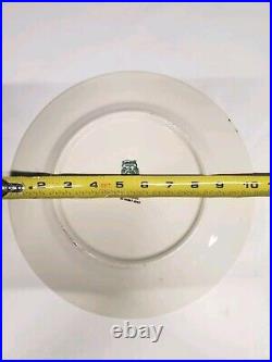 Set Of 7 Royal Bavarian Hutschenreuther Selb Bavaria Plate 10 1/2 22K Gold Enc Set Of 7 Royal Bavarian Hutschenreuther Selb Bavaria Plate 10 1/2 22K Gold Enc