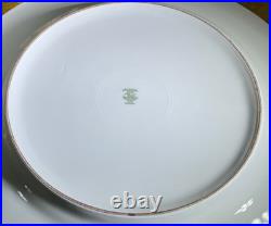 Set of 12 Antique Hutschenreuther Selb Bavaria Gold Encrusted Service Plates