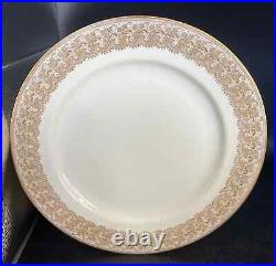 Set of 12 Elegant Royal Doulton 9 Gold Encrusted Plates