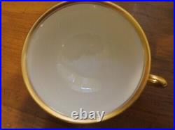 Set of 12 Lenox China Tea Coffee Cups saucers Eternal collection 86 Gold Trim