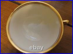 Set of 12 Lenox China Tea Coffee Cups saucers Eternal collection 86 Gold Trim
