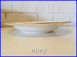 Set of 13 Cauldon England Encrusted Gold Floral Edge Rimmed Bowls