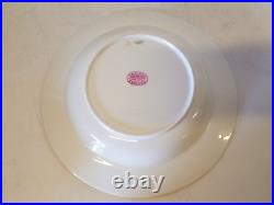 Set of 13 Cauldon England Encrusted Gold Floral Edge Rimmed Bowls