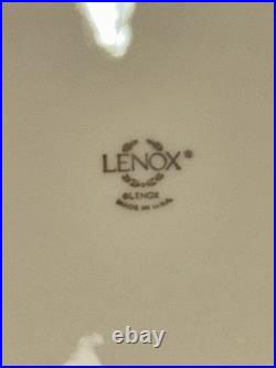 Set of 2 Lenox Georgian Collection 11.5 Cake Plates Gold Trim Ivory China NIB