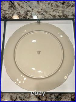 Set of 2 Lenox Georgian Collection 11.5 Cake Plates Gold Trim Ivory China NIB