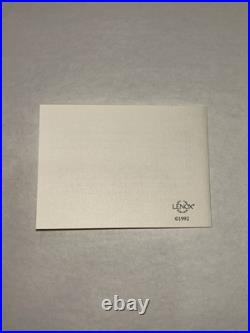 Set of 2 Lenox Georgian Collection 11.5 Cake Plates Gold Trim Ivory China NIB
