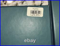 Set of 2 Lenox Georgian Collection 11.5 Cake Plates Gold Trim Ivory China NIB