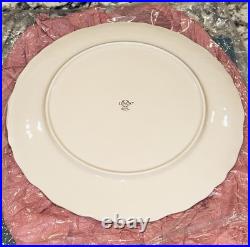 Set of 2 Lenox Georgian Collection 11.5 Cake Plates Gold Trim Ivory China NIB