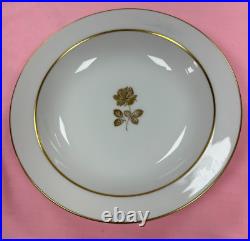 Set of- 45 PCS-Sango Gold Rose FineJ China Set with Servers, etc. Japan