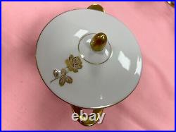 Set of- 45 PCS-Sango Gold Rose FineJ China Set with Servers, etc. Japan