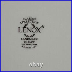 Set of 6 Lenox Classics Collection Landmark Gold 9 3/8 Accent Luncheon Plates
