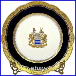 Sèvres Porcelain Château des Tuileries 1848 Heraldic Armorial Cabinet Plate