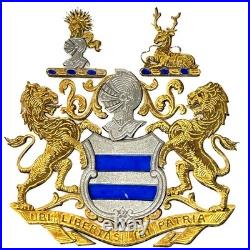 Sèvres Porcelain Château des Tuileries 1848 Heraldic Armorial Cabinet Plate